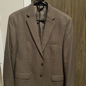 SOLD Chaps Men’s Brown Suit Coat 40R New w/o Tags